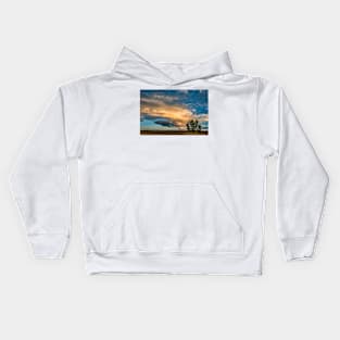 Light Storm On The Plains Kids Hoodie